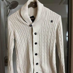 Mens G-Star RAW Eastville Shawl Cardigan Knit - S